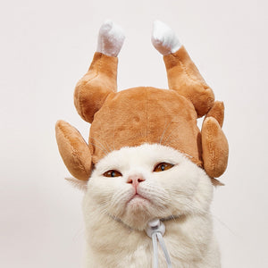 Plush Turkey Costume Hat: Thanksgiving Fun for Everyone!