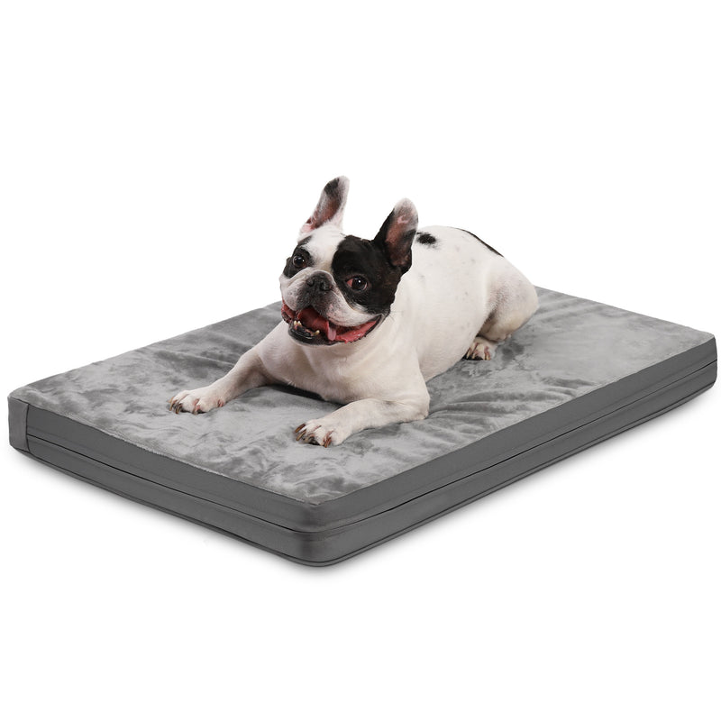 Waterproof Reversible Dog Bed With Plush Cover