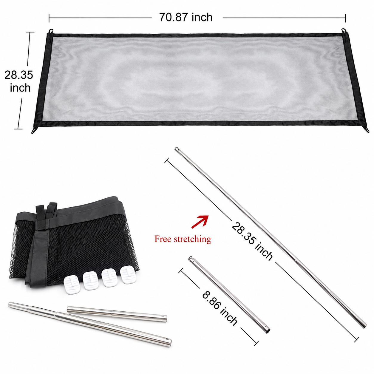 Portable Folding Room Blocking Barrier