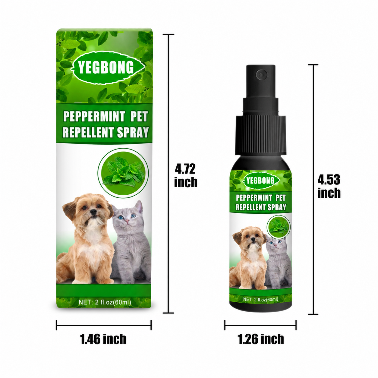 Natural Flea, Tick and Mosquito Repellant for Cats and Dogs