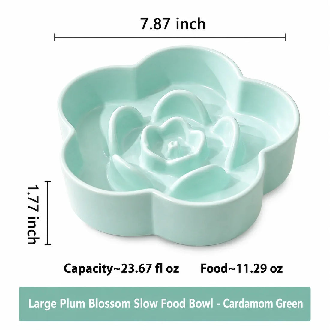 Pet Ceramic Slow Feeding Bowl