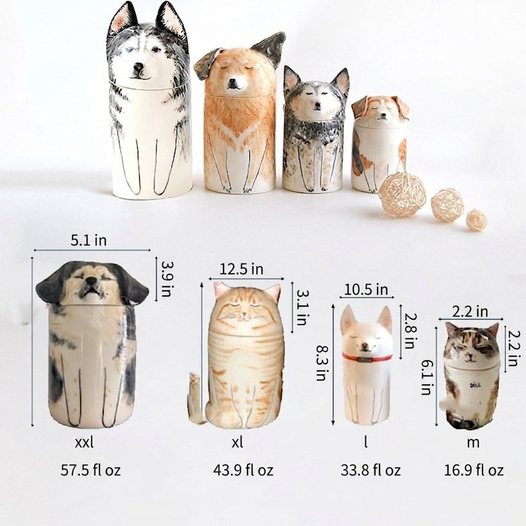 Pet Cremation Urn Funeral Keepsake Memorial Container