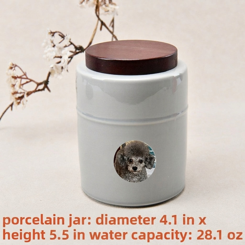 Luxury Ceramic Pet Ashes Memorial Keepsake Urn Jar