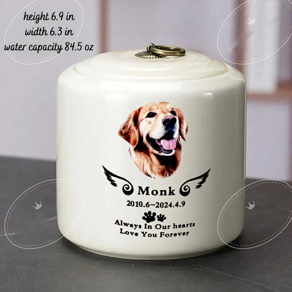Cute Ustomizable Pet Urn For Ashes