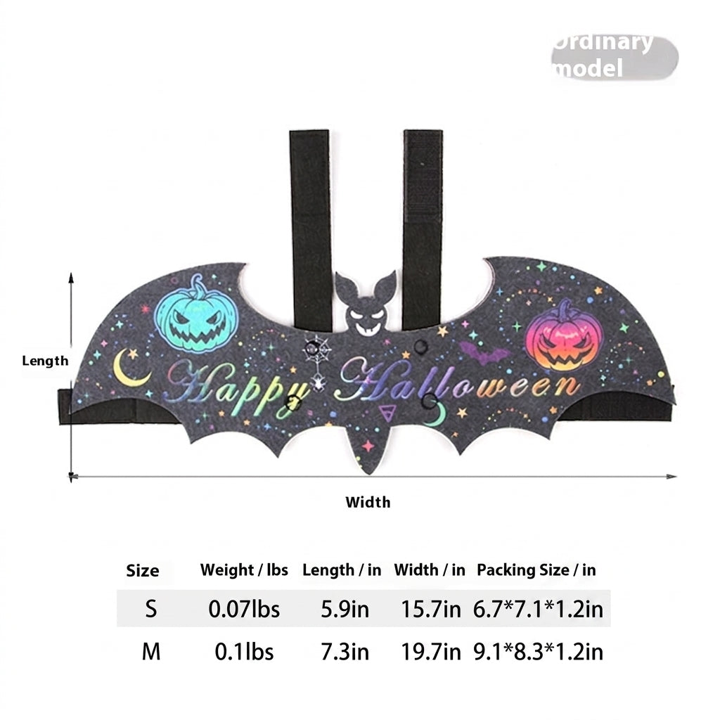 Halloween Pet Bat Wing Costume Outfit