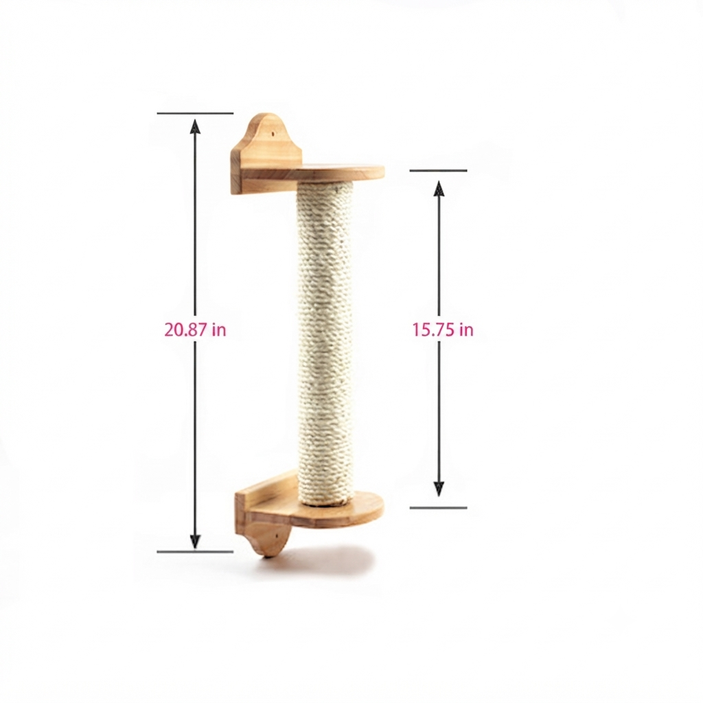 Pet 53cm Scratch Column Climbing Frame Toy
