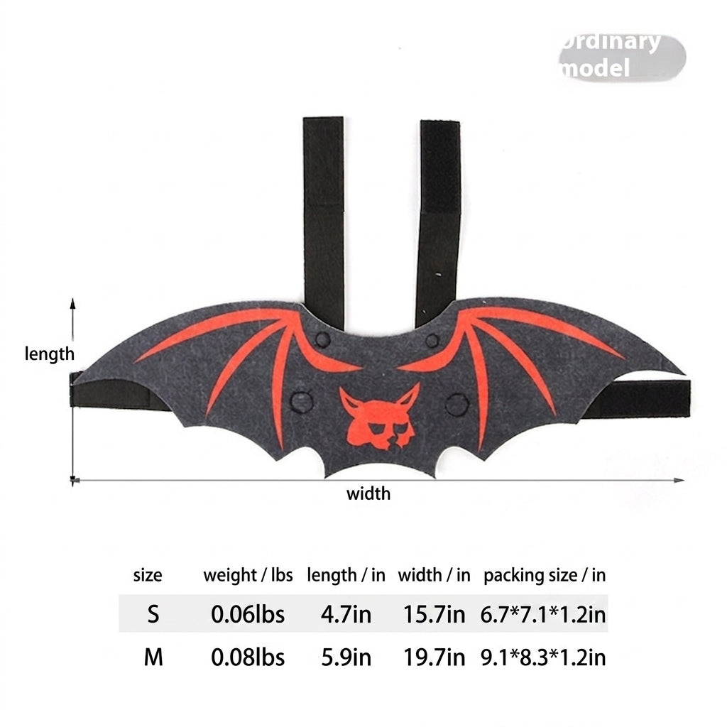 Halloween Pet Bat Wing Costume Outfit