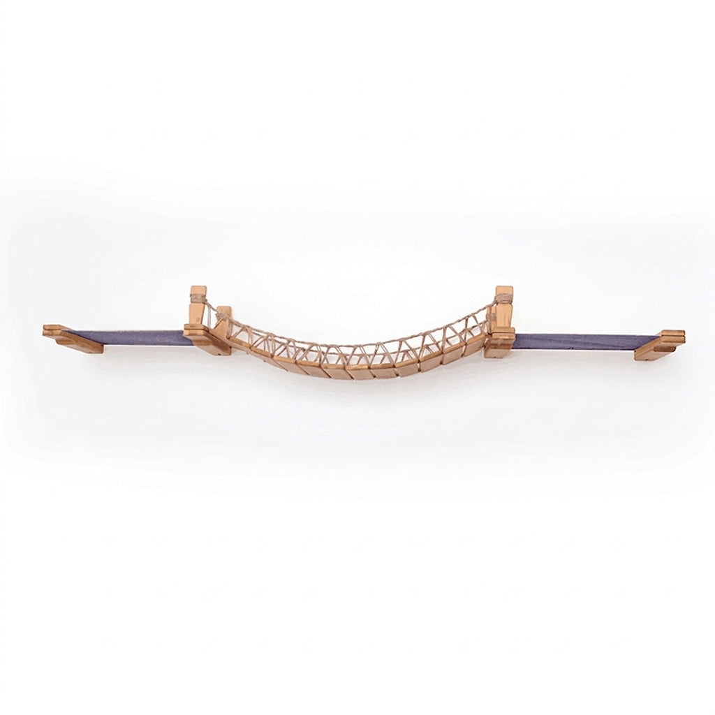 Wooden Pet Wall Climbing Bridge Rope Ladder Furniture