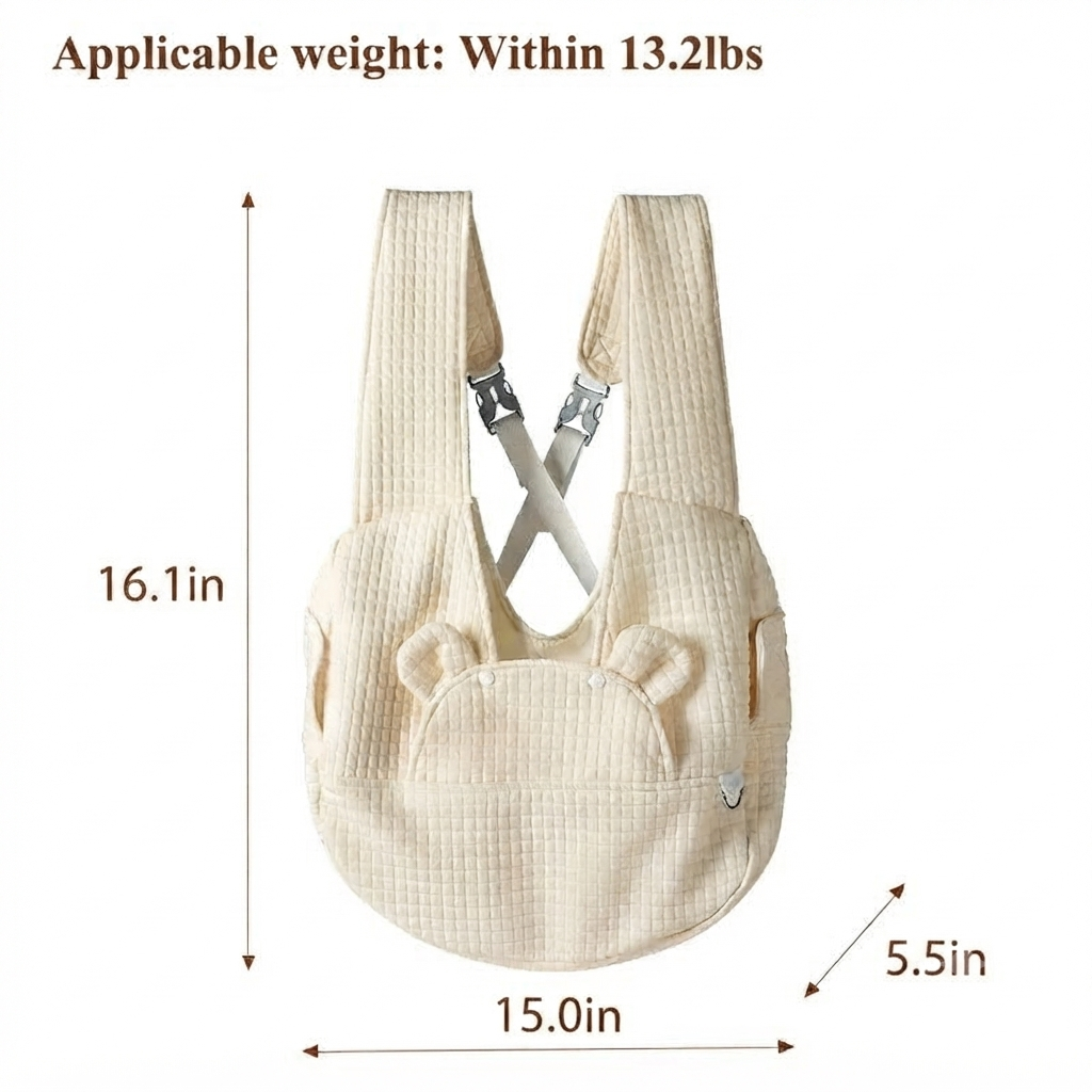 Pet Breathable Chest Backpack Carrier Bag