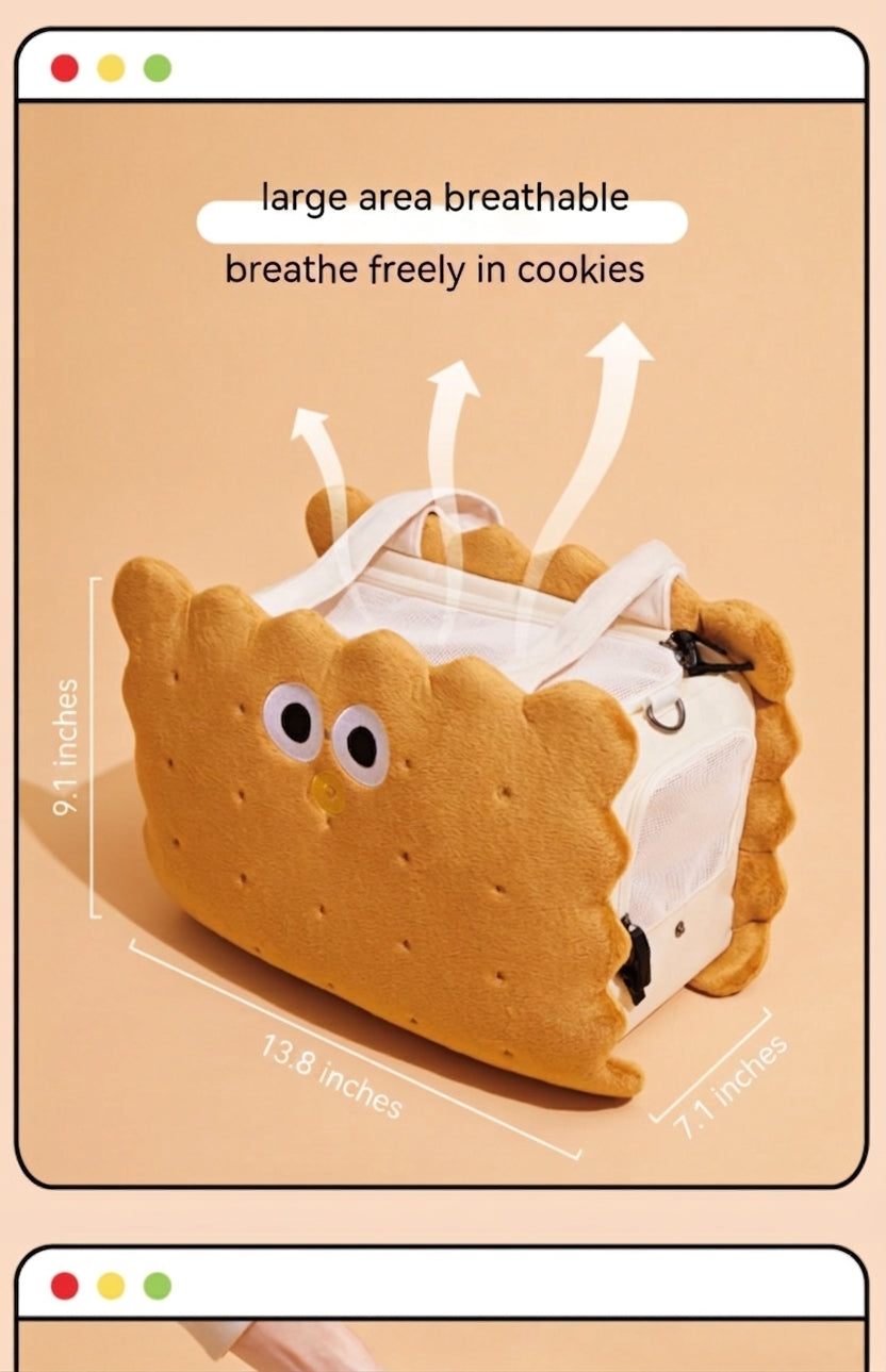Portable Pet Winter Outing Bag Large Capacity Design