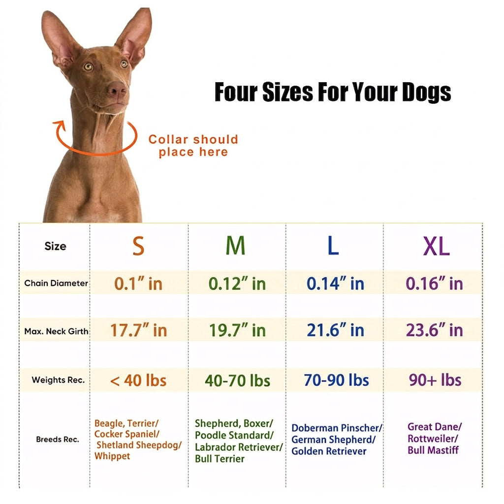 Training Prong Collar With Protective Cover