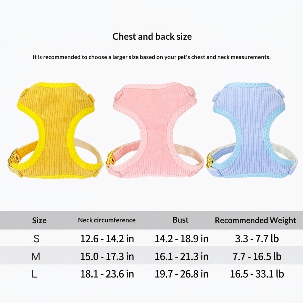Pet Outdoor Harness And Leash