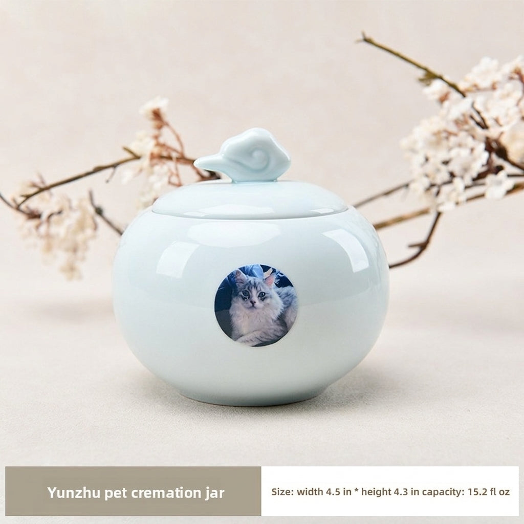 Luxury Ceramic Pet Ashes Memorial Keepsake Urn Jar