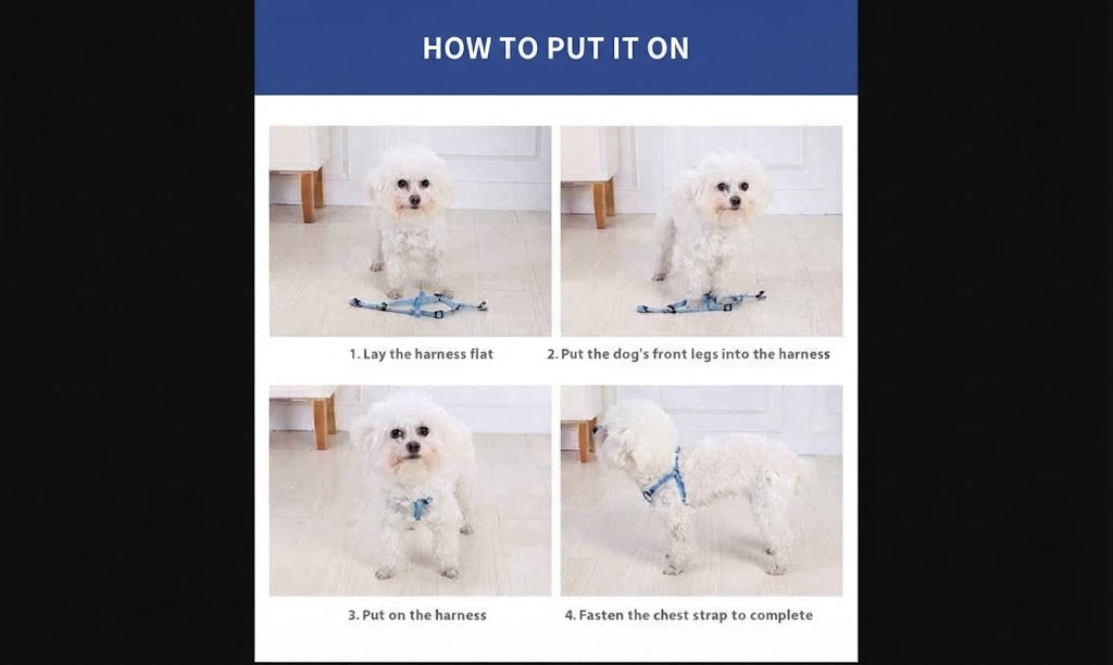 Adjustable Harness and Leash Set