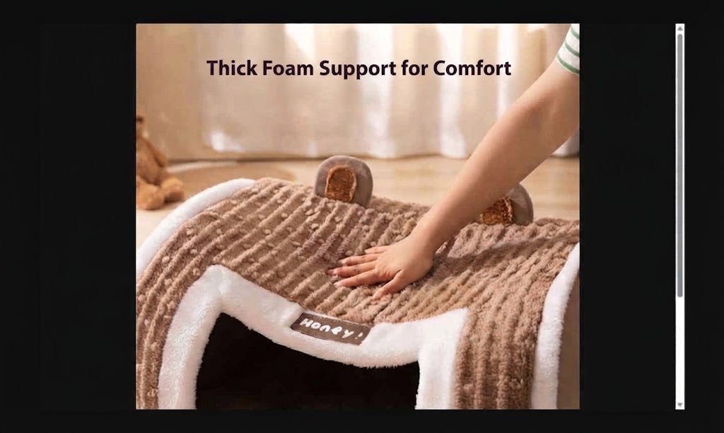 Warm Plush Pet House Bed For All Seasons