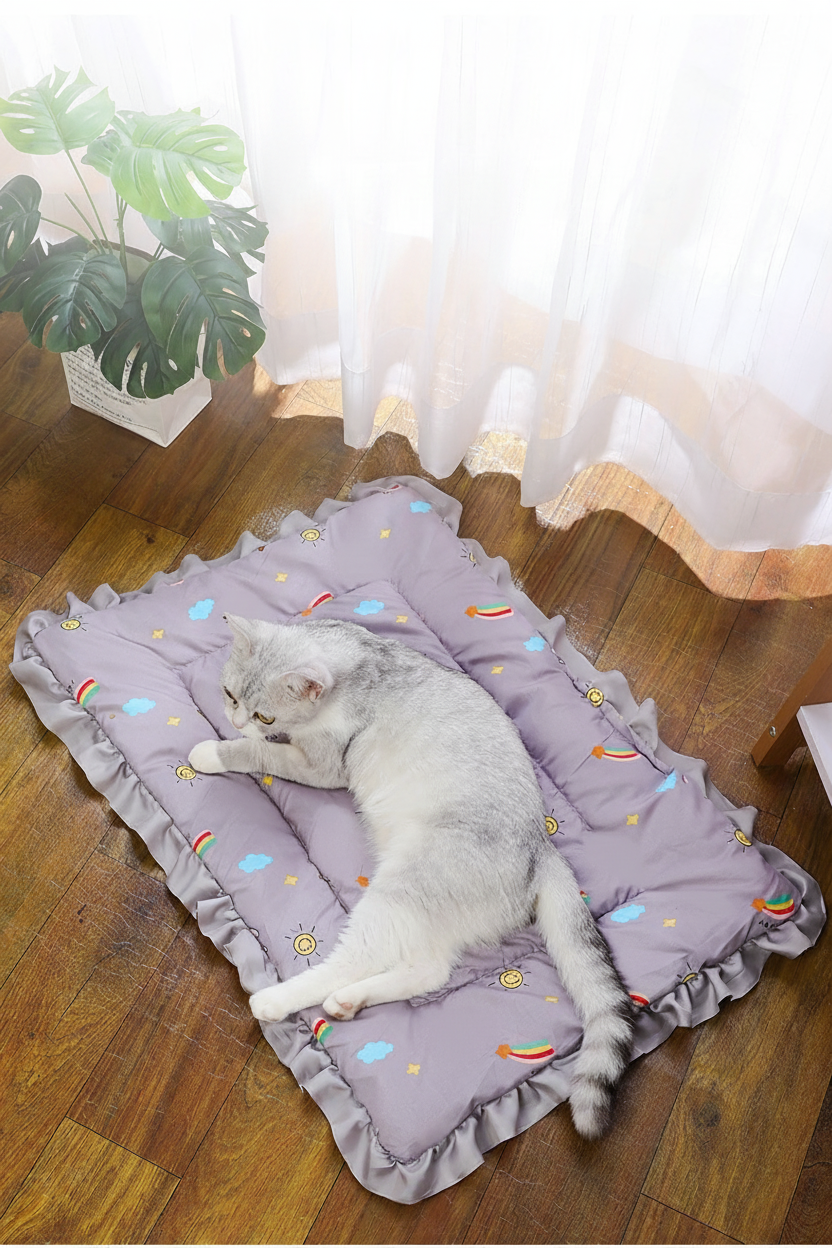 Duplicate cat-bed photo with all text removed