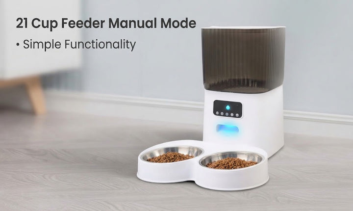 21 Cup Automatic Pet Feeder With Timer