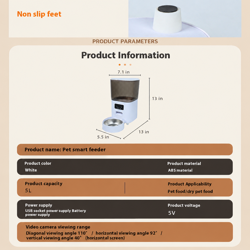 21 Cup Automatic Pet Feeder With Timer