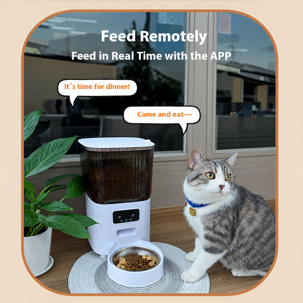 21 Cup Automatic Pet Feeder With Timer