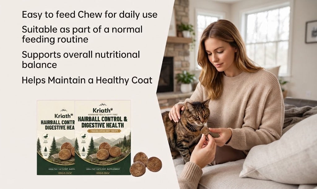 Hairball Control and Digestive Health Chews for Cats
