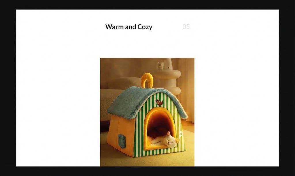 Warm All-Season Whimsical Pet Bed