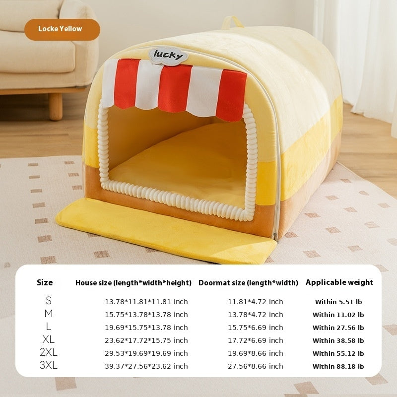 Large Pet Bed For Autumn And Winter