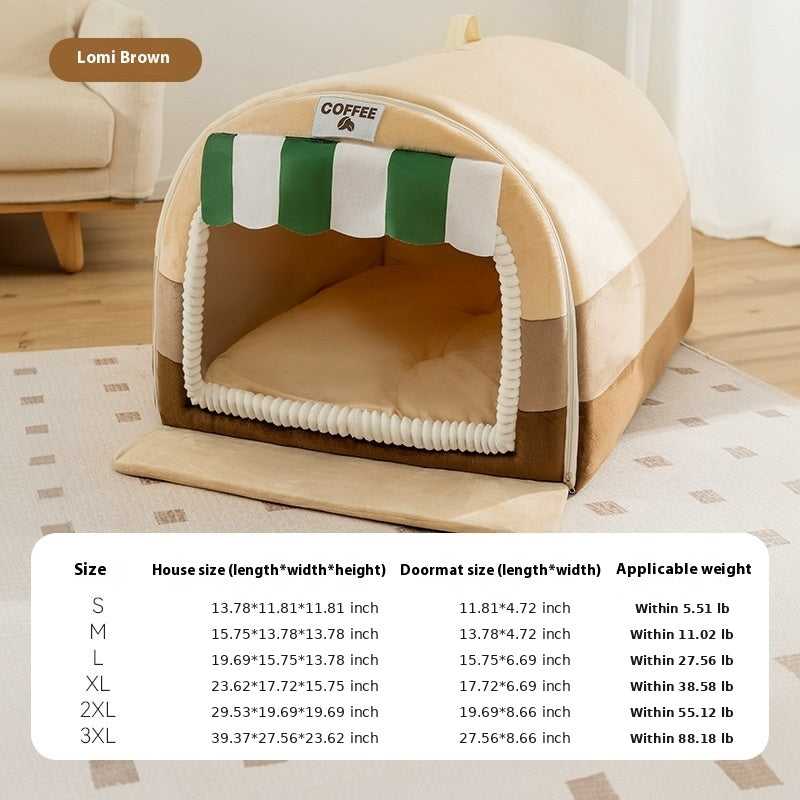 Large Pet Bed For Autumn And Winter