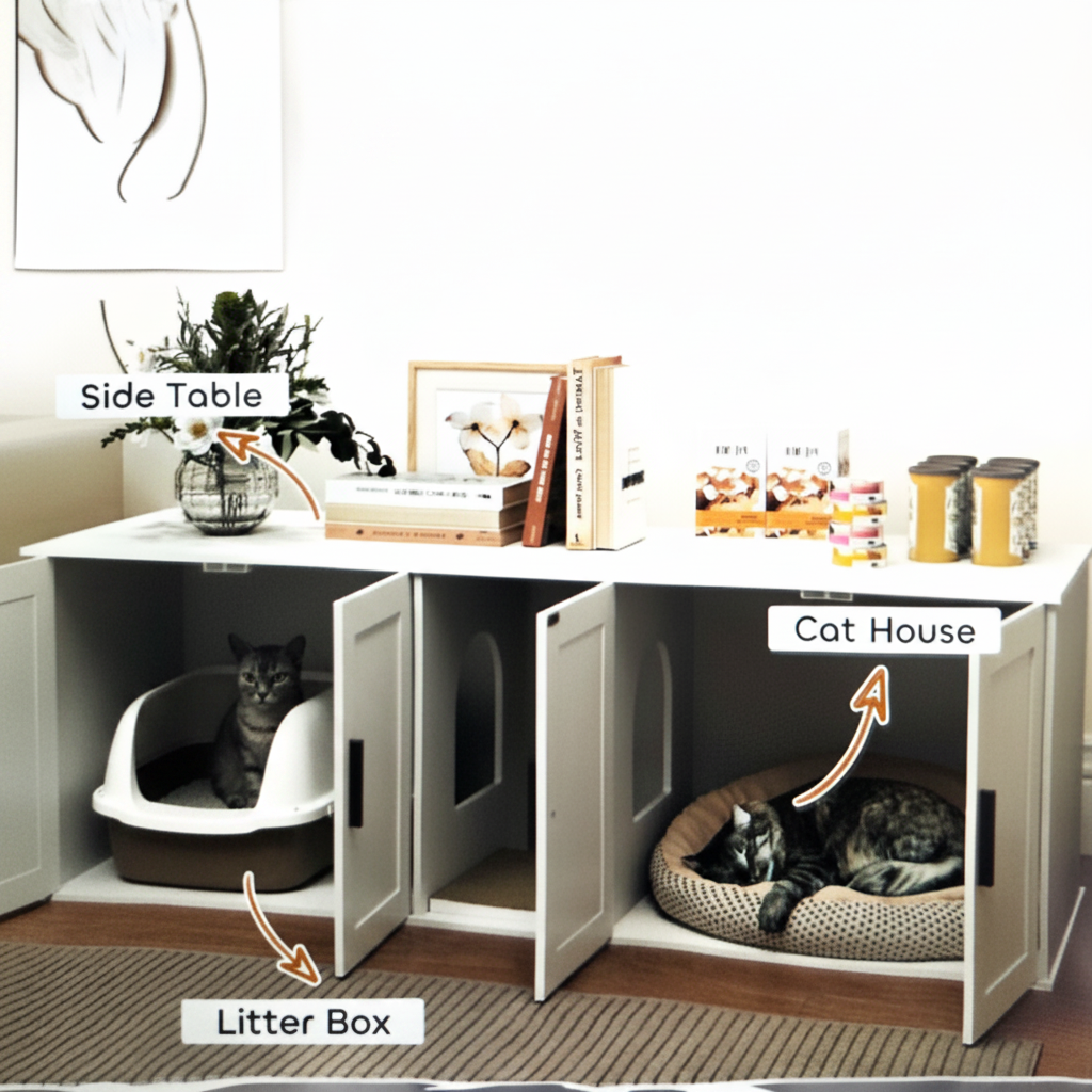 Multifunction Cat Cabinet