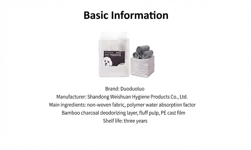 Urine Pads With Odor Control