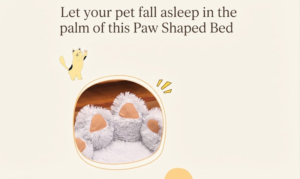 Thick Plush Pet Bed With Large Mat