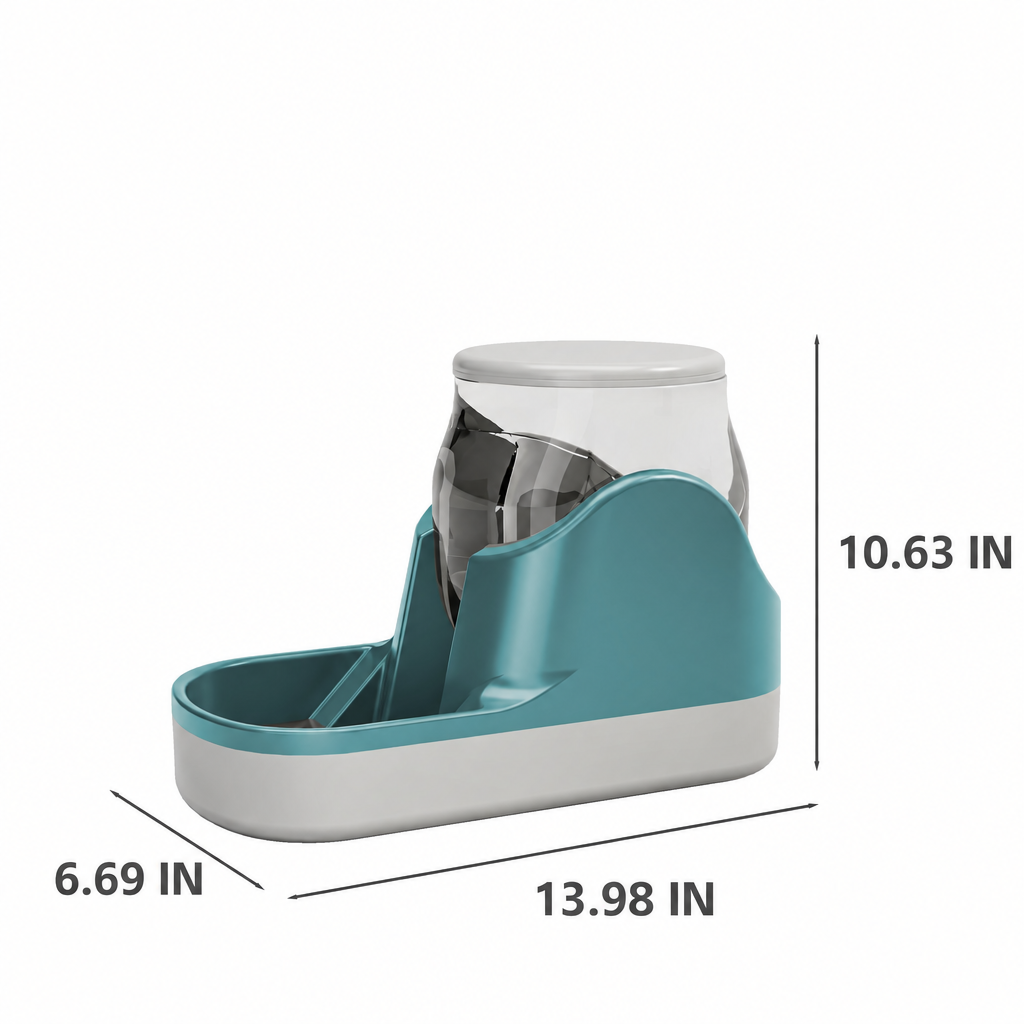Pet dispenser dimensions in inches