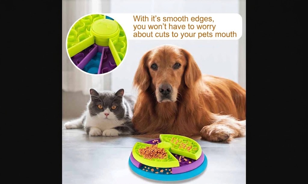 3 Level Interactive Slow Feeder Puzzle Bowl