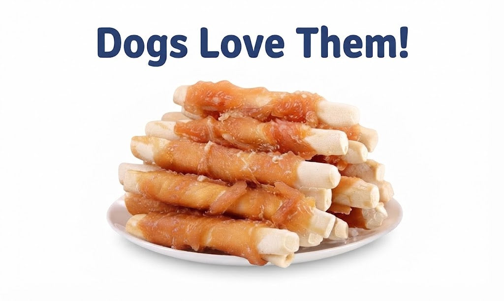 Chicken Or Duck Wrapped Milk Sticks for Dogs
