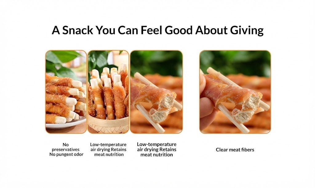 Chicken Or Duck Wrapped Milk Sticks for Dogs