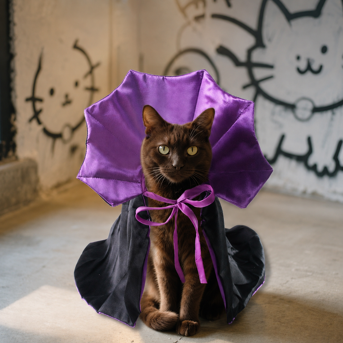 Sweet Vampire Costume for Larger Pets